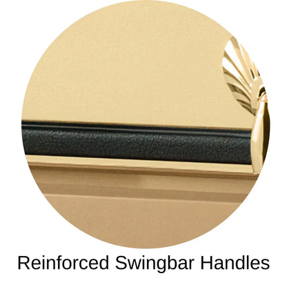 Reinforced Stationary Handles Of Titan Reflection Series Casket 