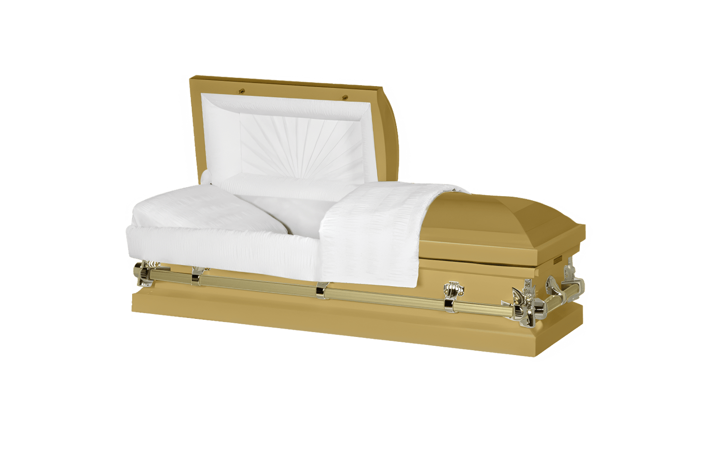 Steel Pet Casket | Gold
