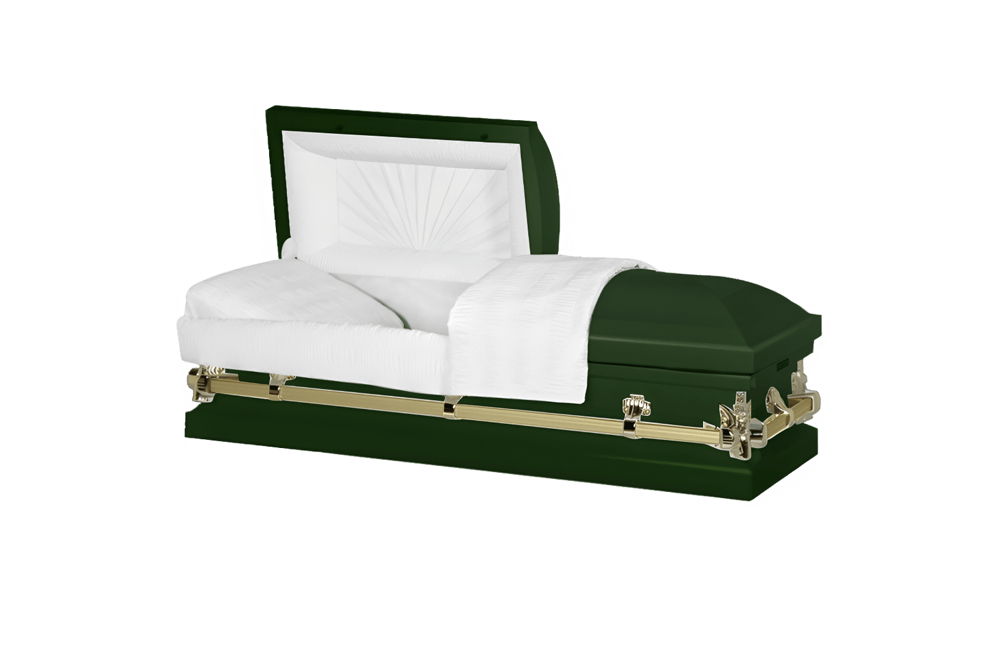 Steel Pet Casket | Green