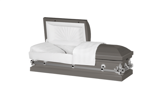 Steel Pet Casket | Gunmetal