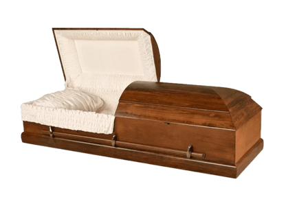 Kai (Poplar) | Poplar Wood Casket with Satin Walnut Finish
