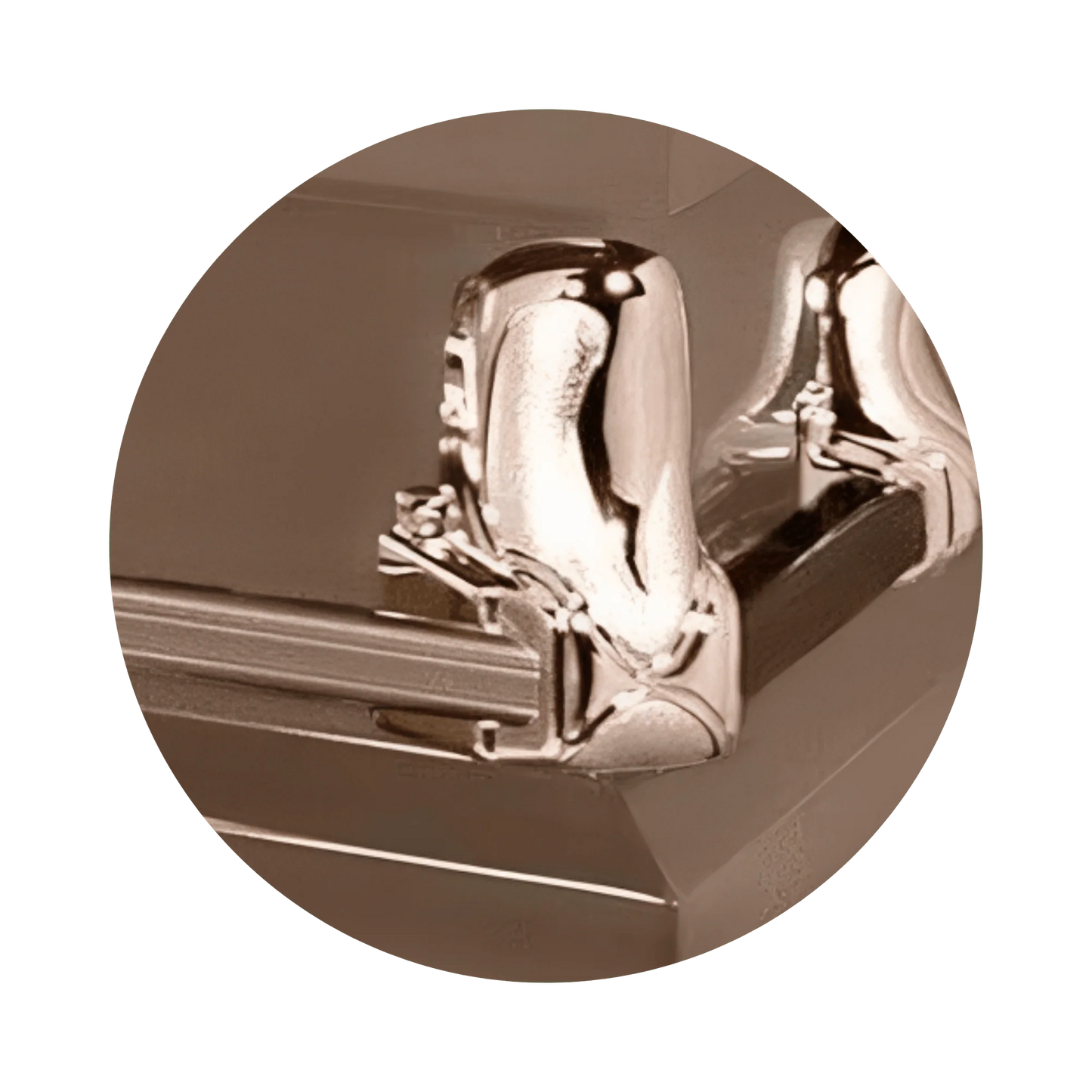 Hunter | Bronze Steel Casket with Camouflage Interior