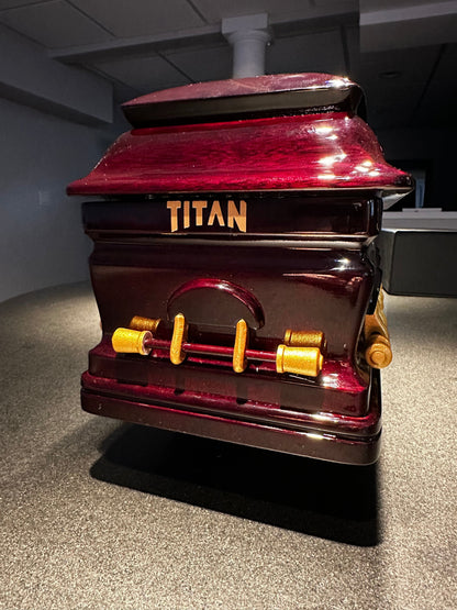 Titan Casket Wine Holder