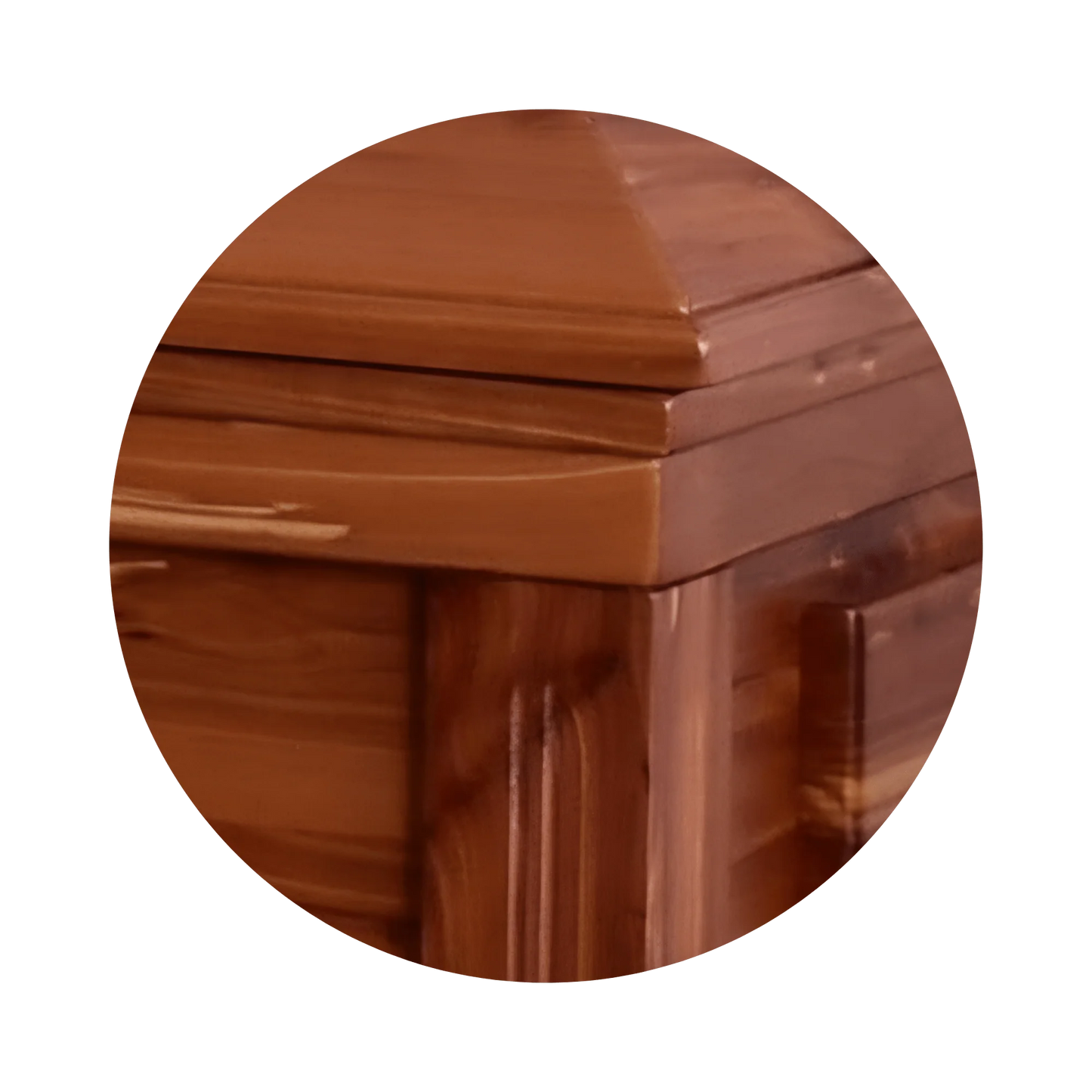 Jasper (Cedar) | Solid Cedar Wood Casket