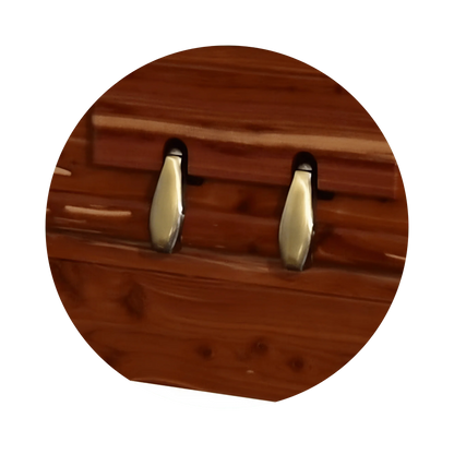 Jasper (Cedar) | Solid Cedar Wood Casket