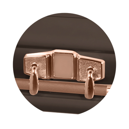 Jupiter XL | Bronze Steel Oversize Casket with Rosetan Interior | 28", 29", 33", 36"