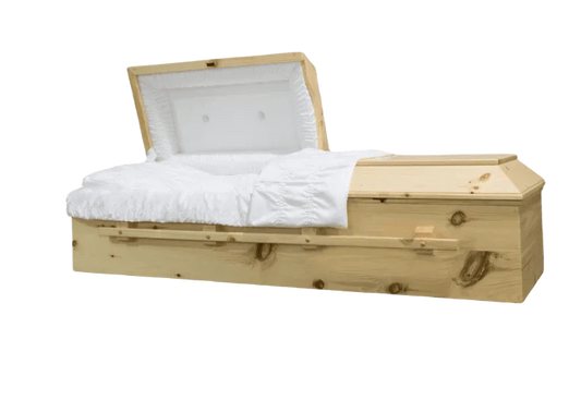 Lancaster (Pine) | Traditional Natural Pine Casket