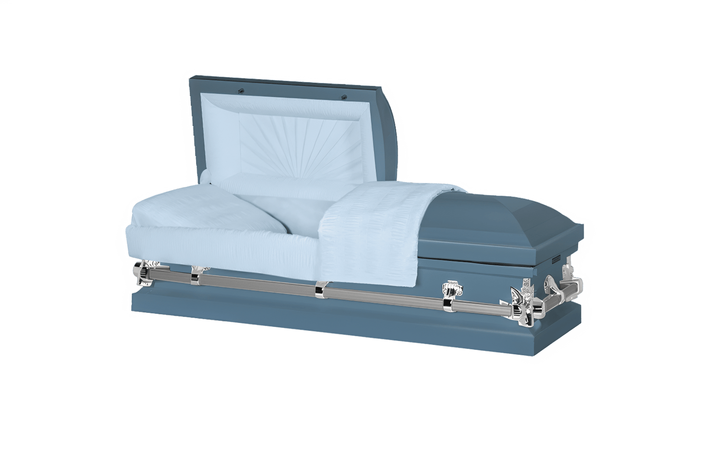 Steel Pet Casket | Light Blue