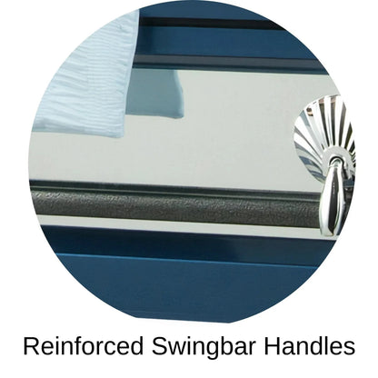 Reinforced Stationary Handles Of Titan Reflection Series Casket 