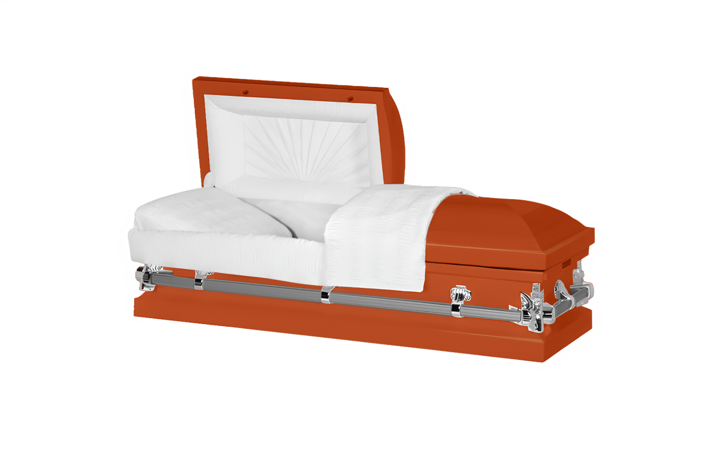 Steel Pet Casket | Orange
