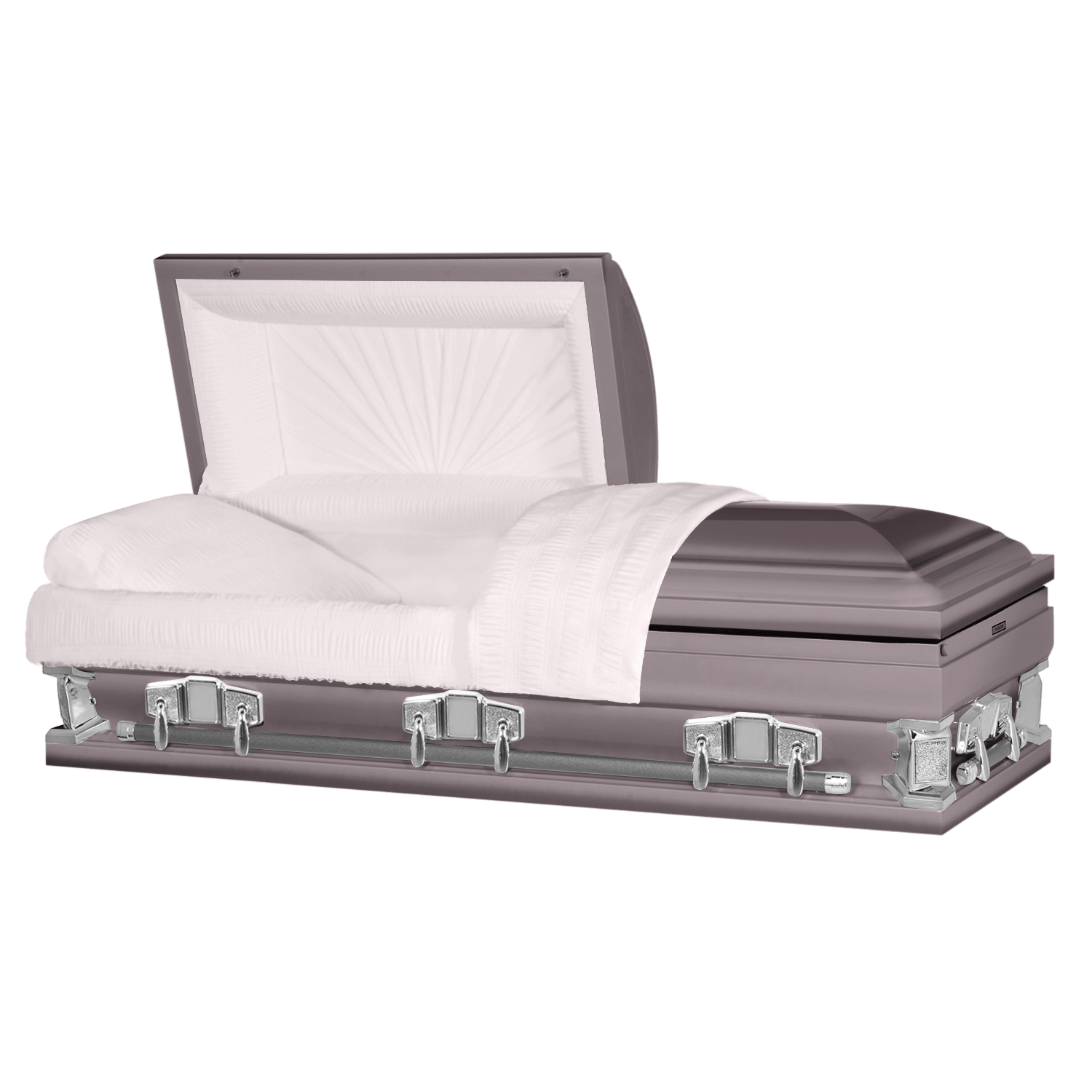 Jupiter XL | Orchid Steel Oversize Casket with Pink Interior | 28", 29", 33", 36" - Titan Casket