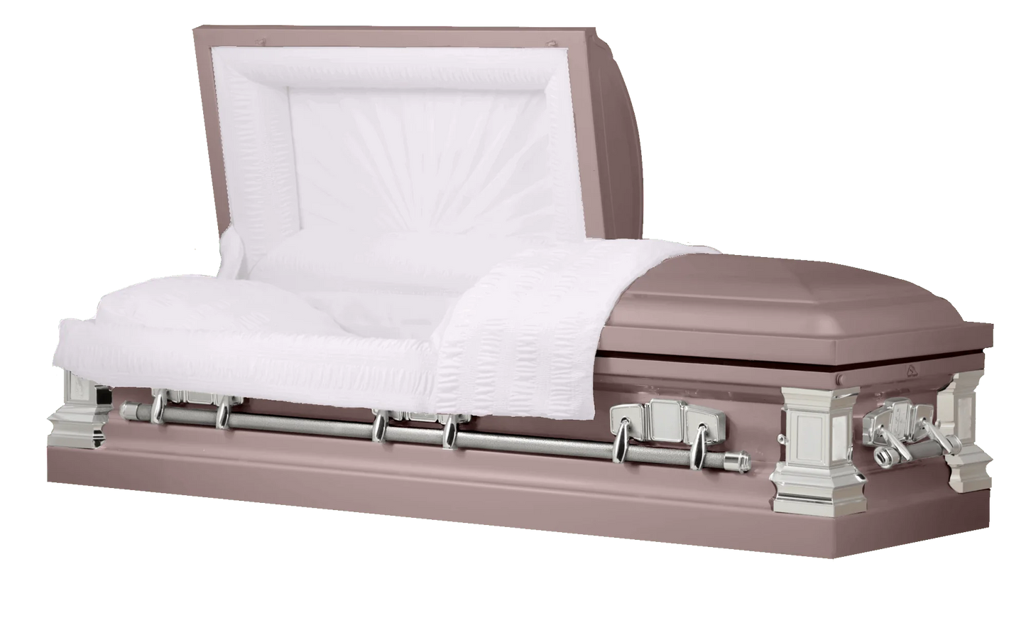 Satin Series | Orchid Steel Casket with Pink Interior