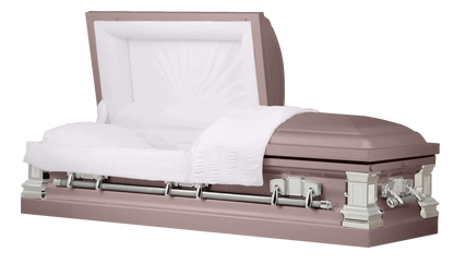 Satin Series | Orchid Steel Casket with Pink Interior
