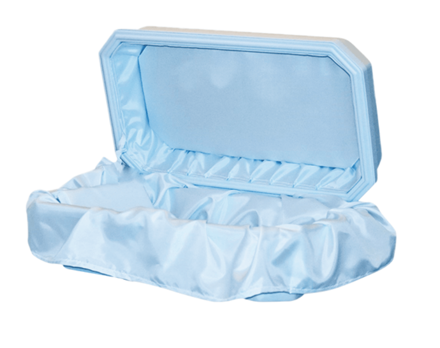Platinum Pet Casket | Blue