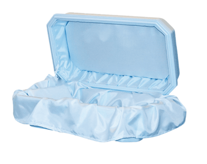 Platinum Pet Casket | Blue