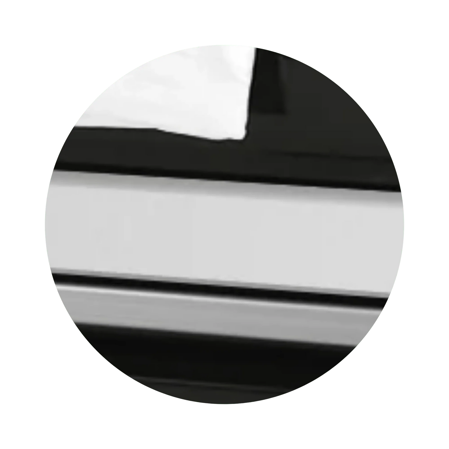 Reflections XL | Black Steel Oversize Casket with White Interior