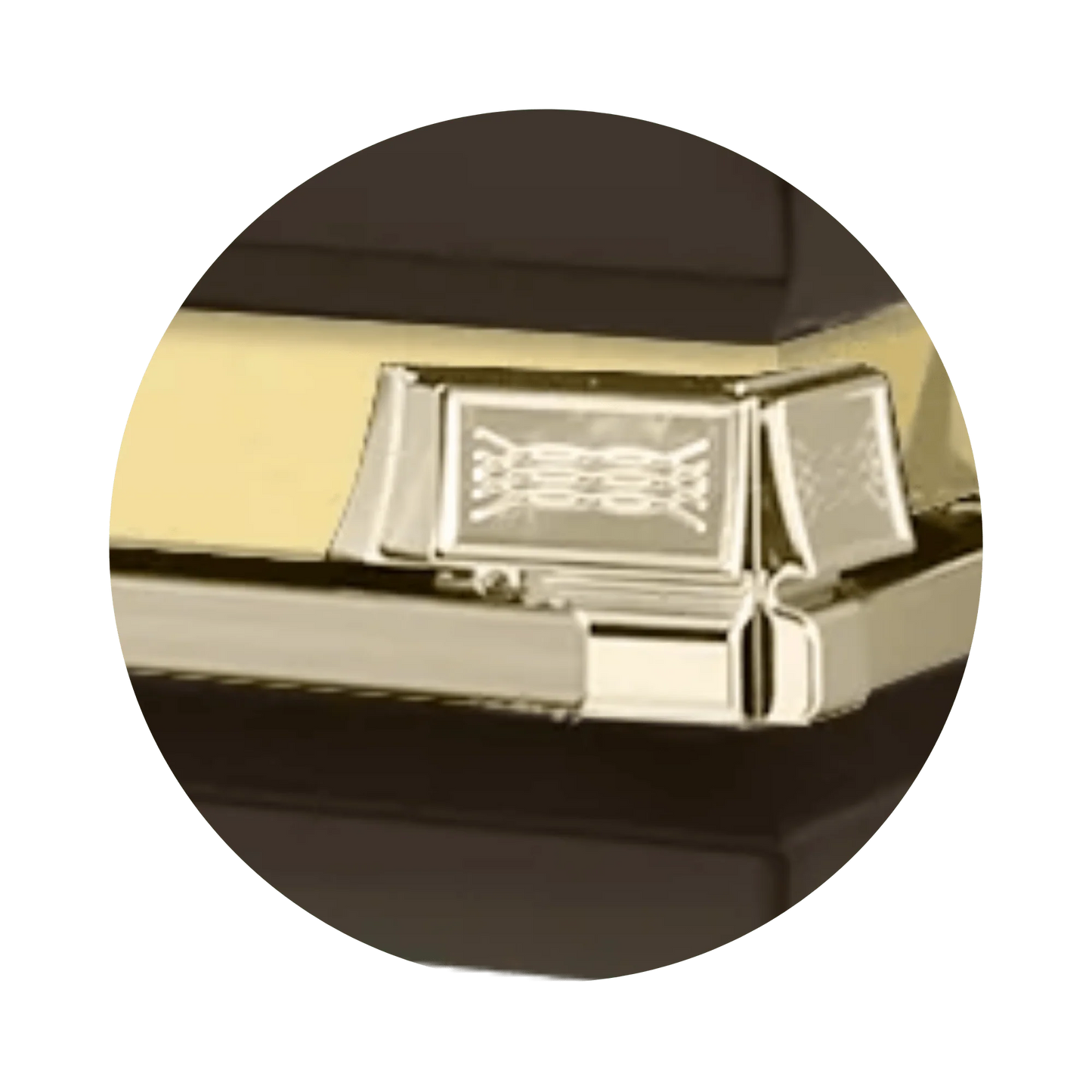 Reflections XL | Bronze Steel Oversize Casket with Rosetan Interior