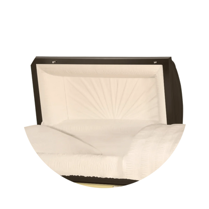 Reflections XL | Bronze Steel Oversize Casket with Rosetan Interior