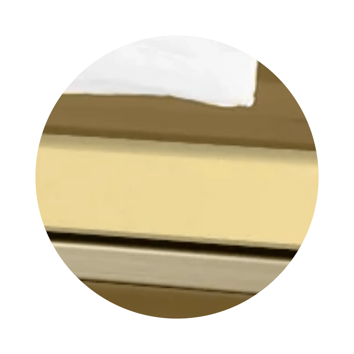 Reflections XL | Gold Steel Oversize Casket with White Interior