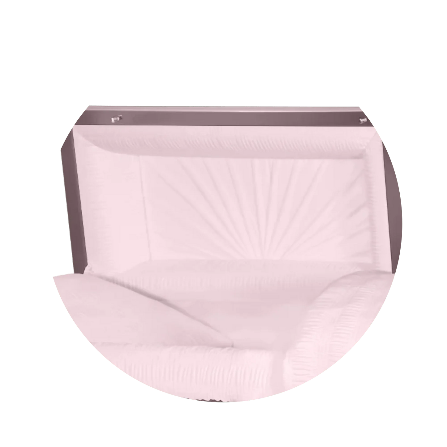 Reflections XL | Orchid Steel Oversize Casket with Pink Interior