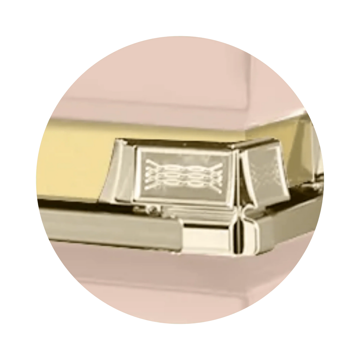 Reflections XL | Pink Steel Oversize Casket with White Interior
