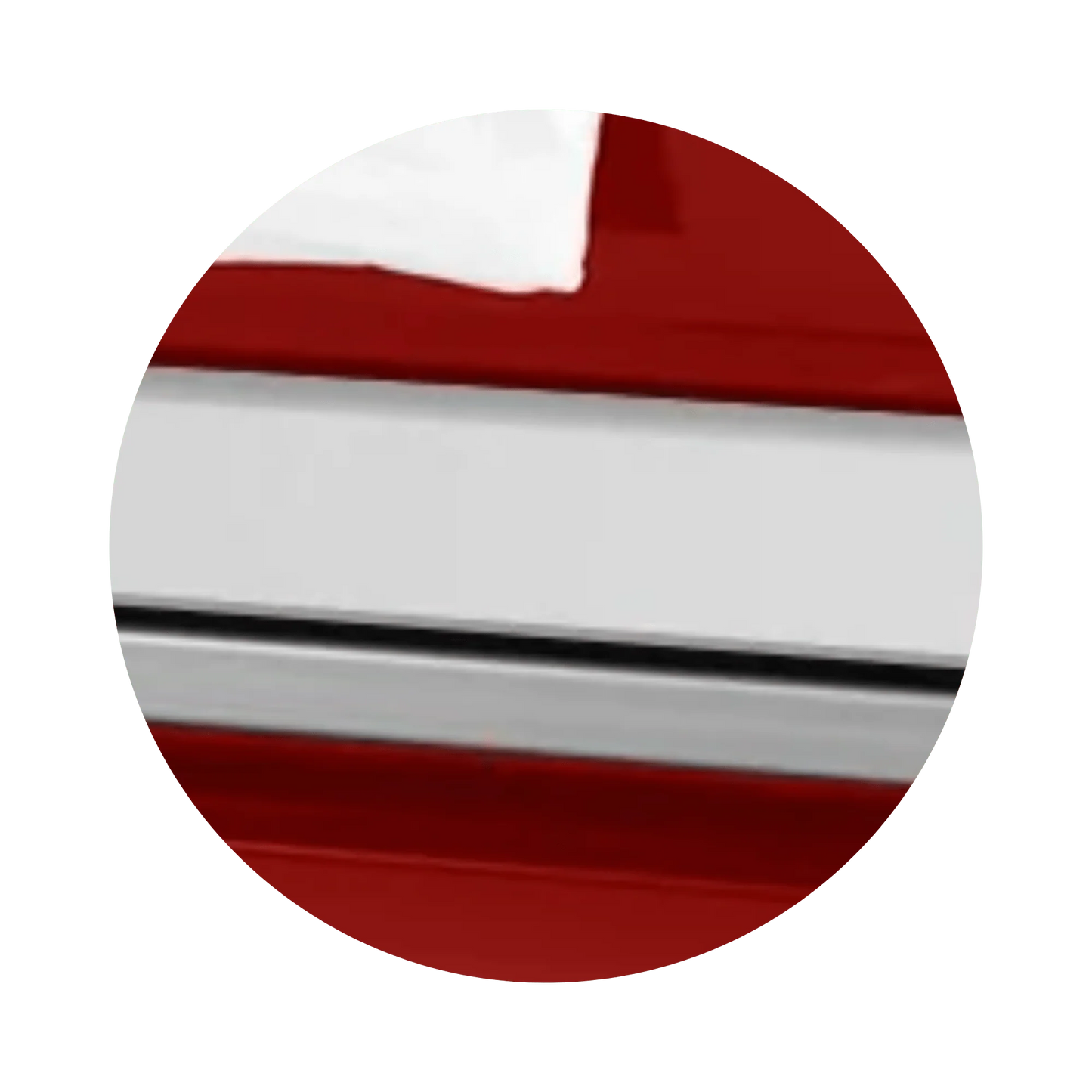 Reflections XL | Red Steel Oversize Casket with White Interior