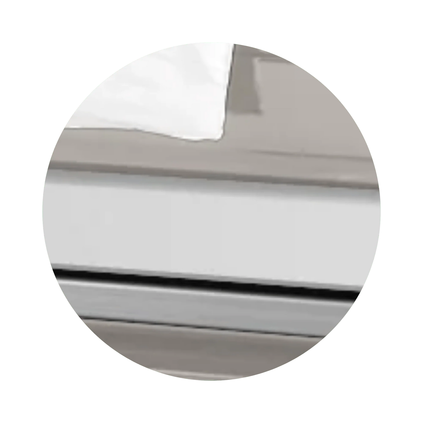 Reflections XL | Silver Steel Oversize Casket with White Interior