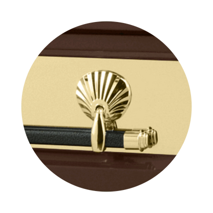 Reflections Series | Bronze Steel Casket with Rosetan Interior