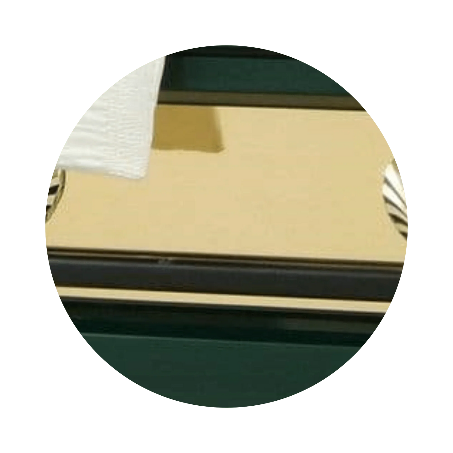 Reflections Series | Hunter Green Steel Casket with White Interior