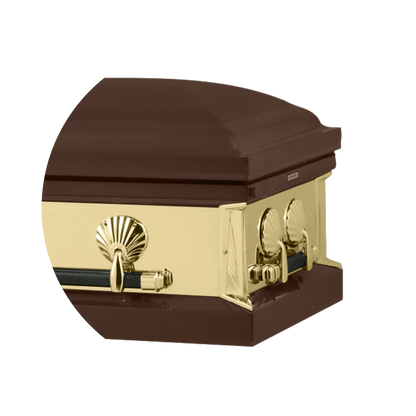Reflections Series | Bronze Steel Casket with Rosetan Interior
