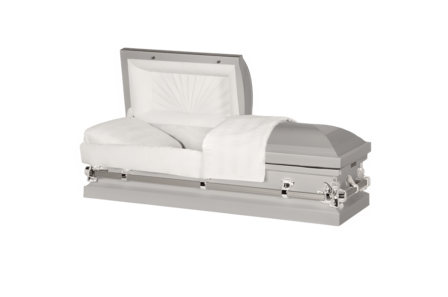 Steel Pet Casket | Silver