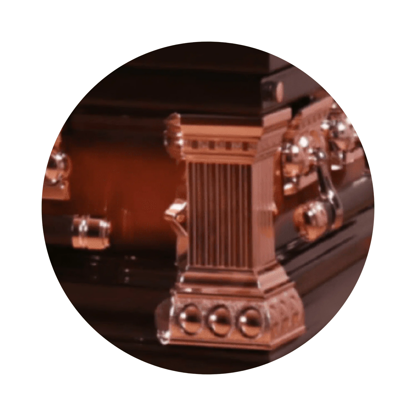 Lafayette Solid Copper Casket (32 oz) | Solid Copper Casket