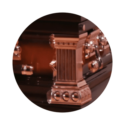 Lafayette Solid Copper Casket (32 oz) | Solid Copper Casket