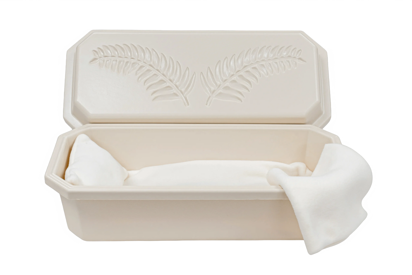 Standard Pet Casket | Almond With Cream