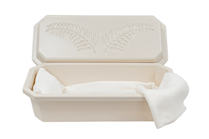 Standard Pet Casket | Almond With Cream