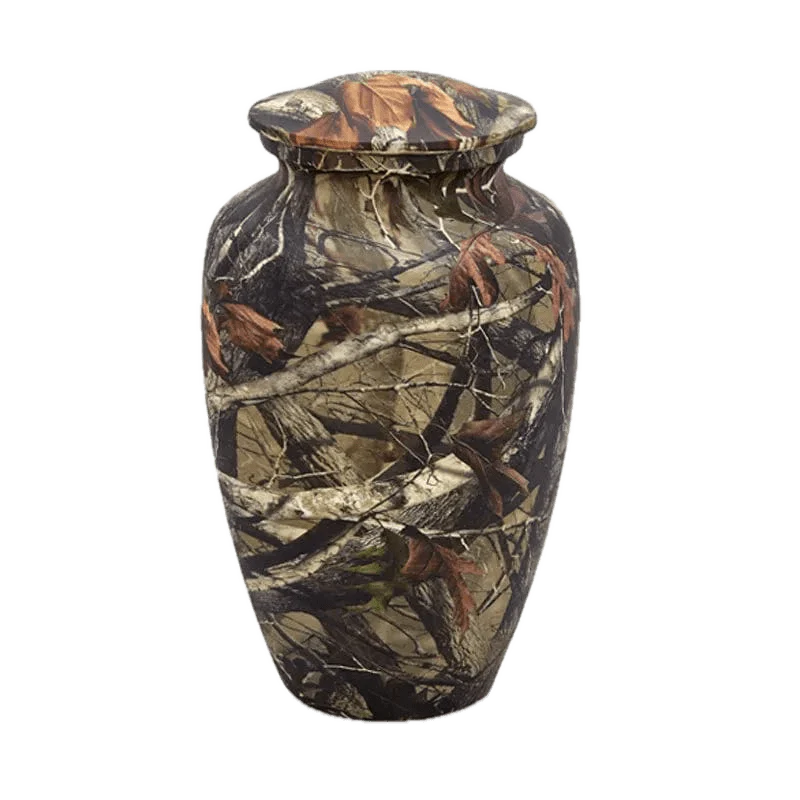 Hydro-Painted Urns - Woodland Camo