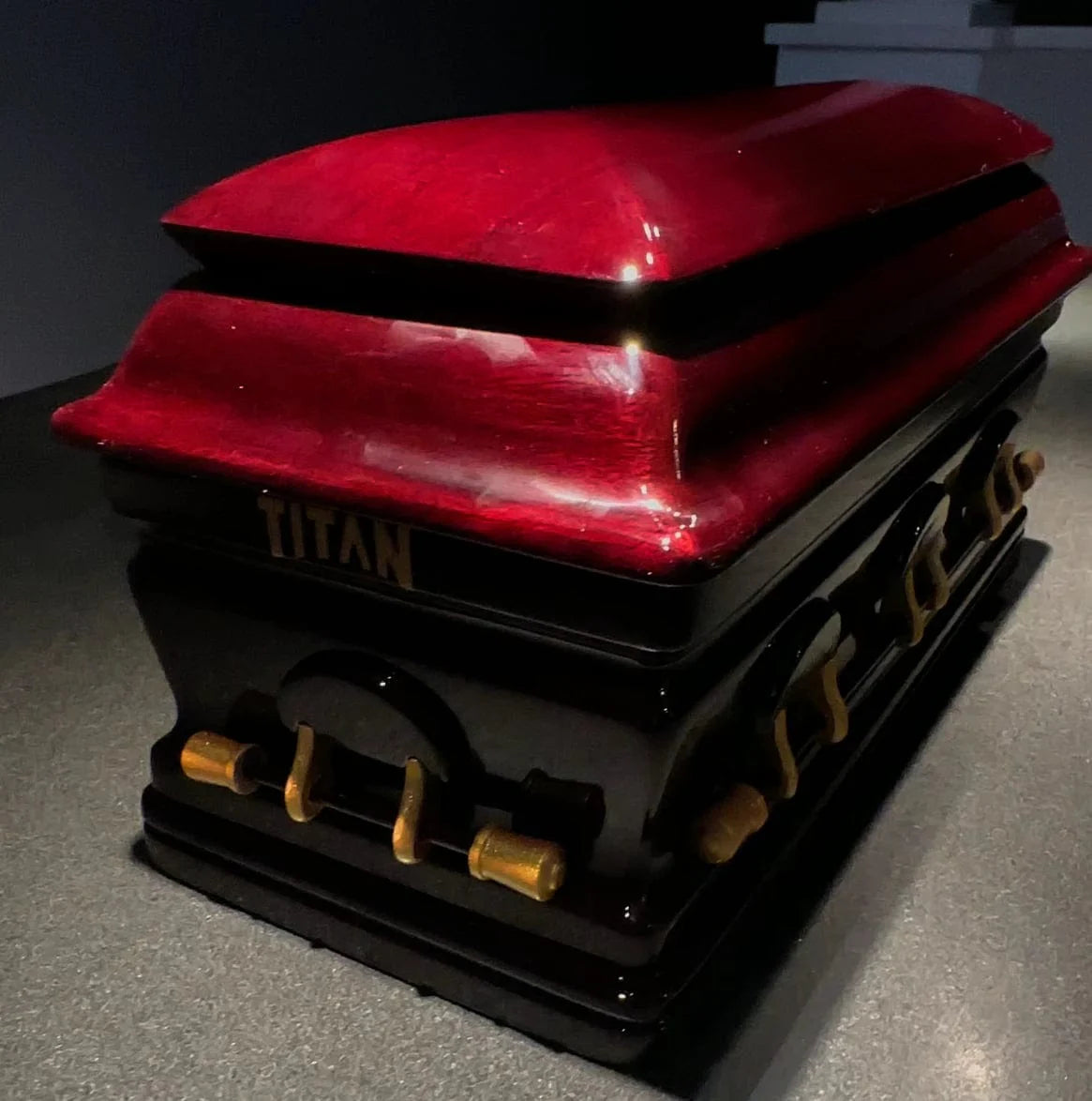 Titan Casket Wine Holder