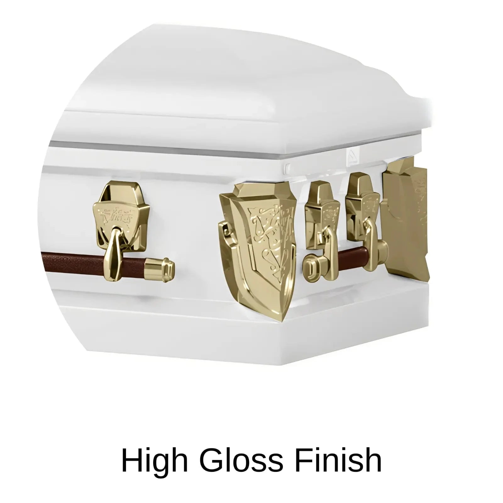 High Gloss Finish Of Titan Cambridge Series Casket 