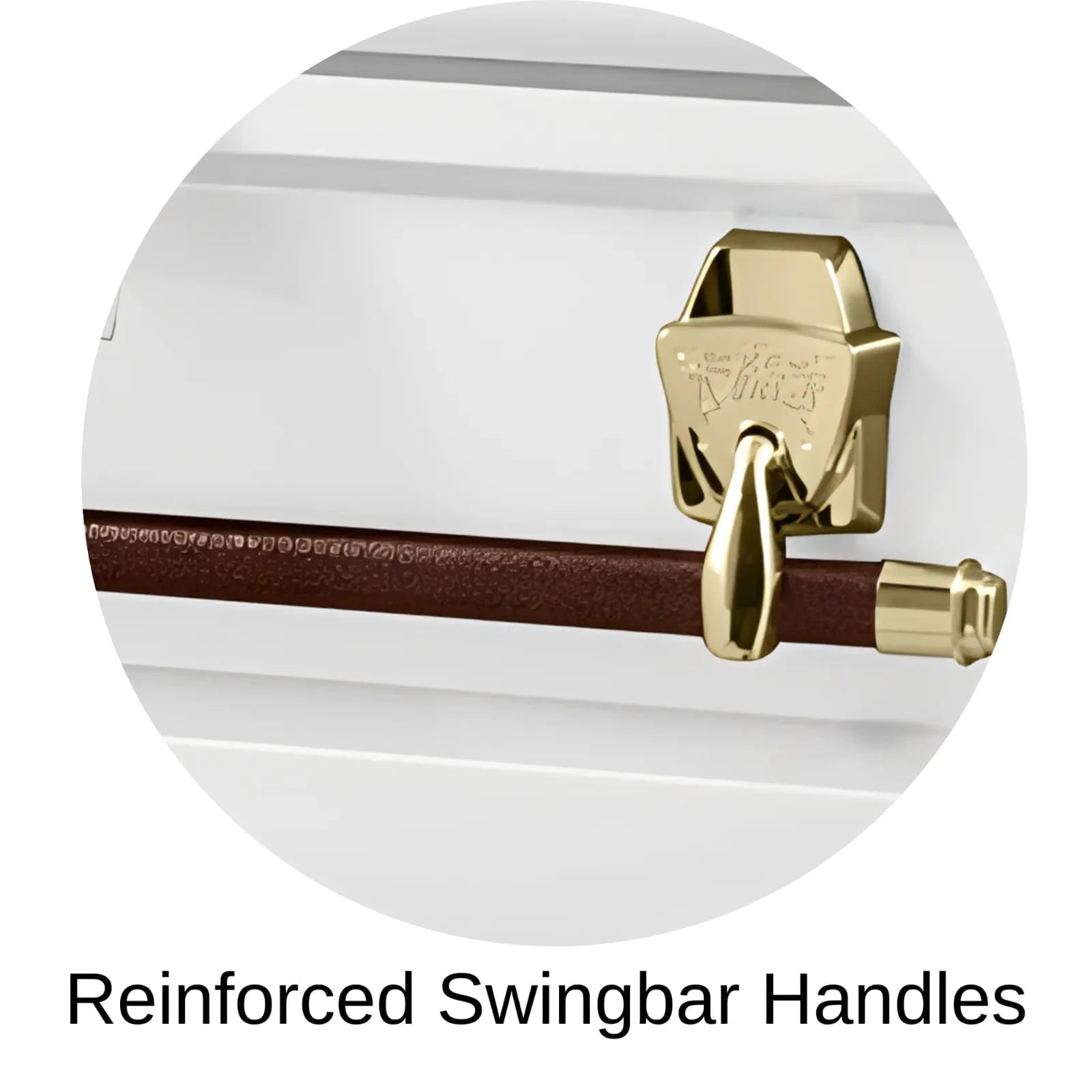 Reinforced Swingbar Handles Of Titan Cambridge Series Casket 