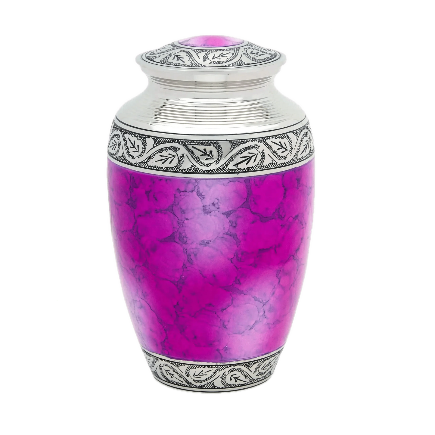 Brass Pet Urn - Pink