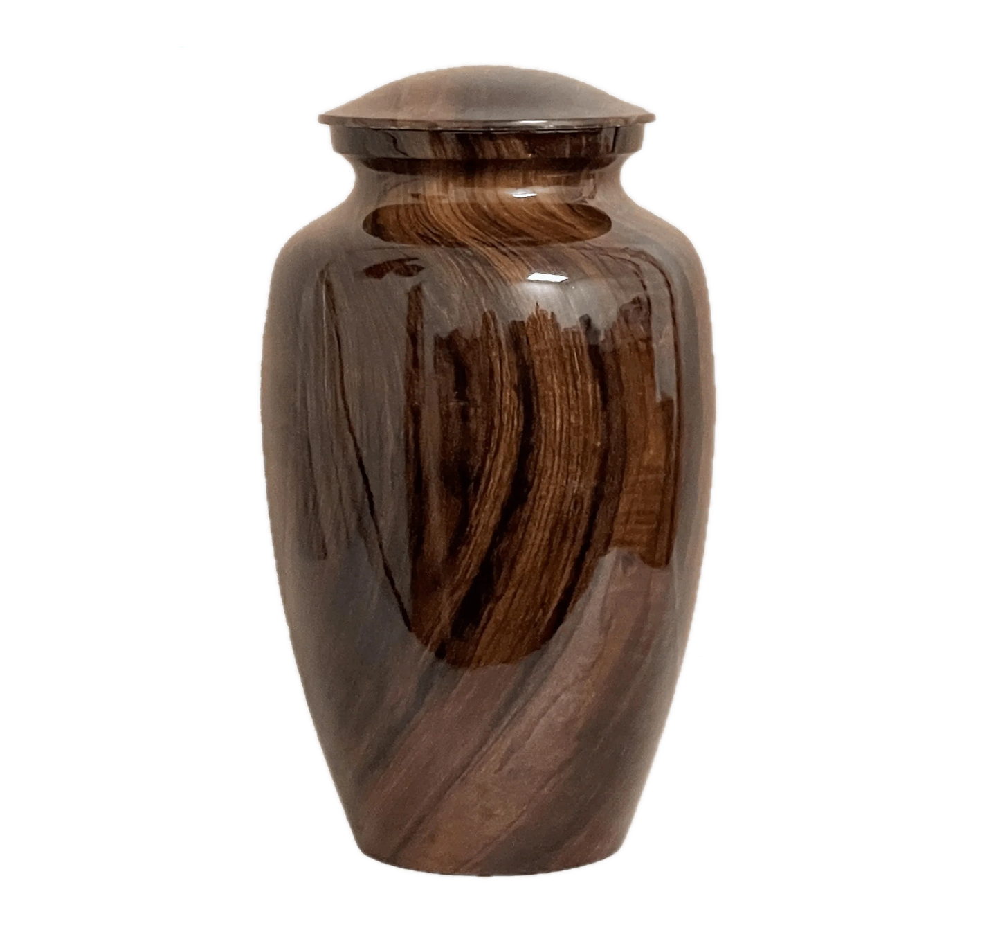 Hydro-Painted Urns - Brazilian Rosewood