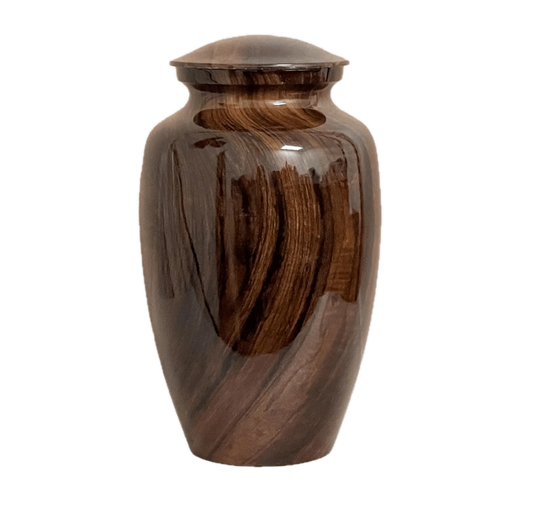 Hydro-Painted Urns - Brazilian Rosewood