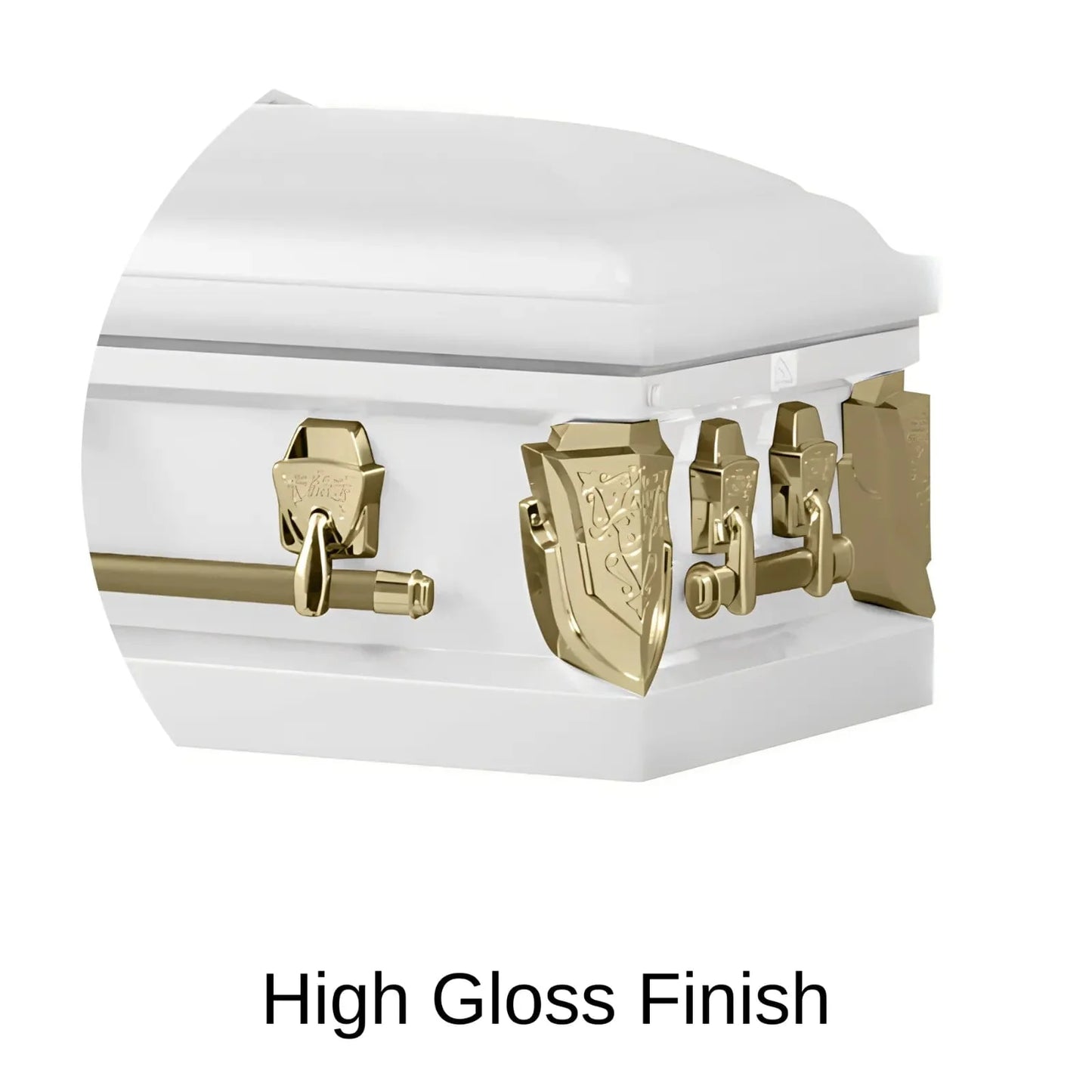 High Gloss Finish Of Titan Cambridge Series Casket 
