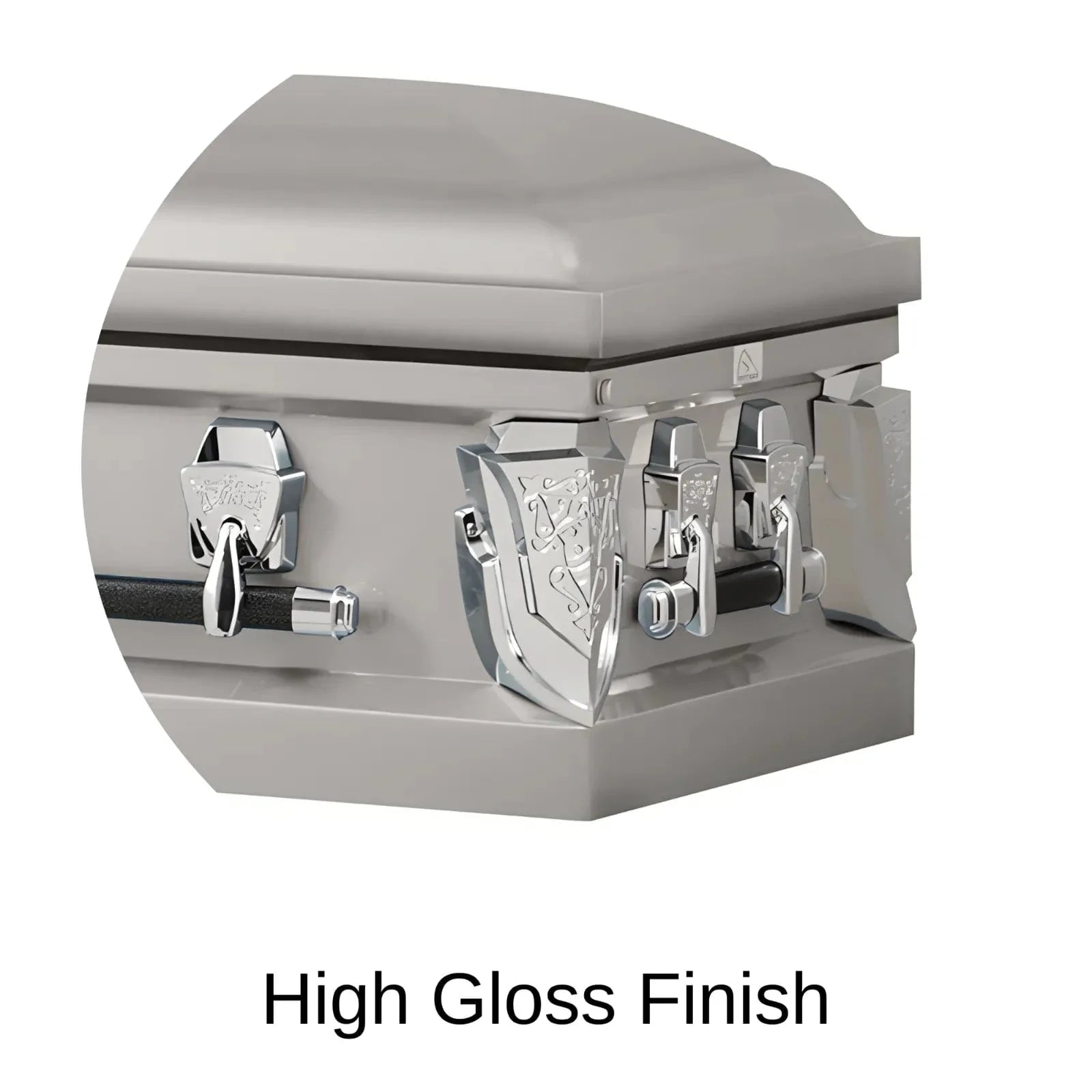 High Gloss Finish Of Titan Cambridge Series Casket 