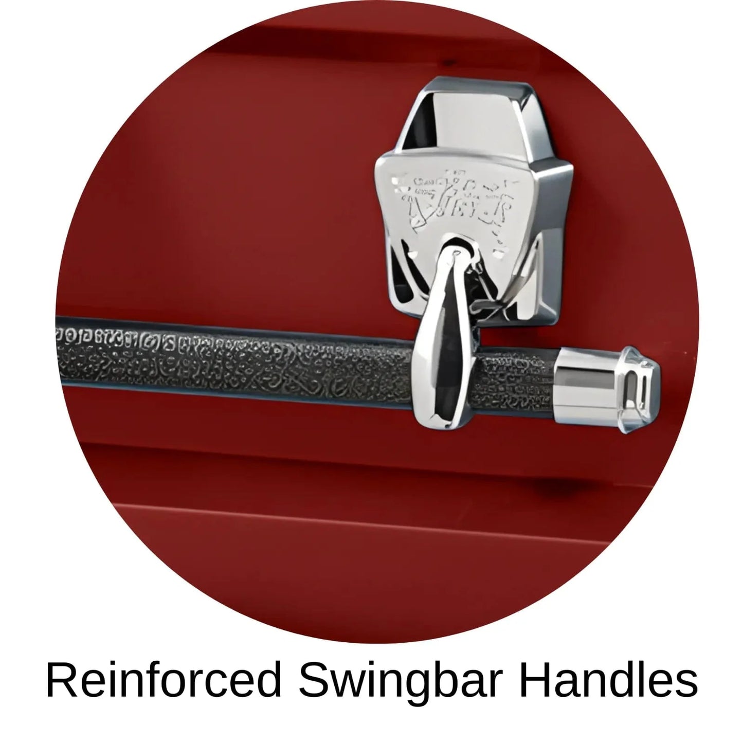 Reinforced Swingbar Handles Of Titan Cambridge Series Casket 