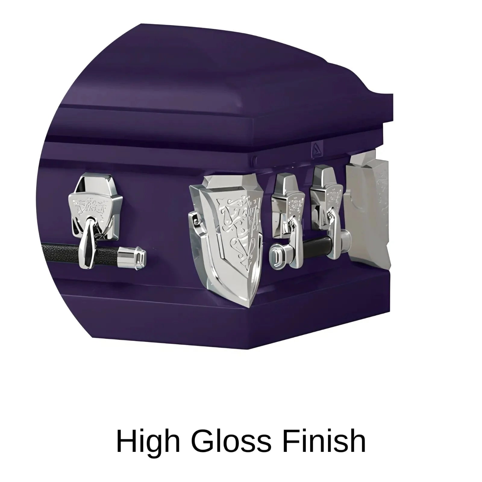 High Gloss Finish Of Titan Cambridge Series Casket 