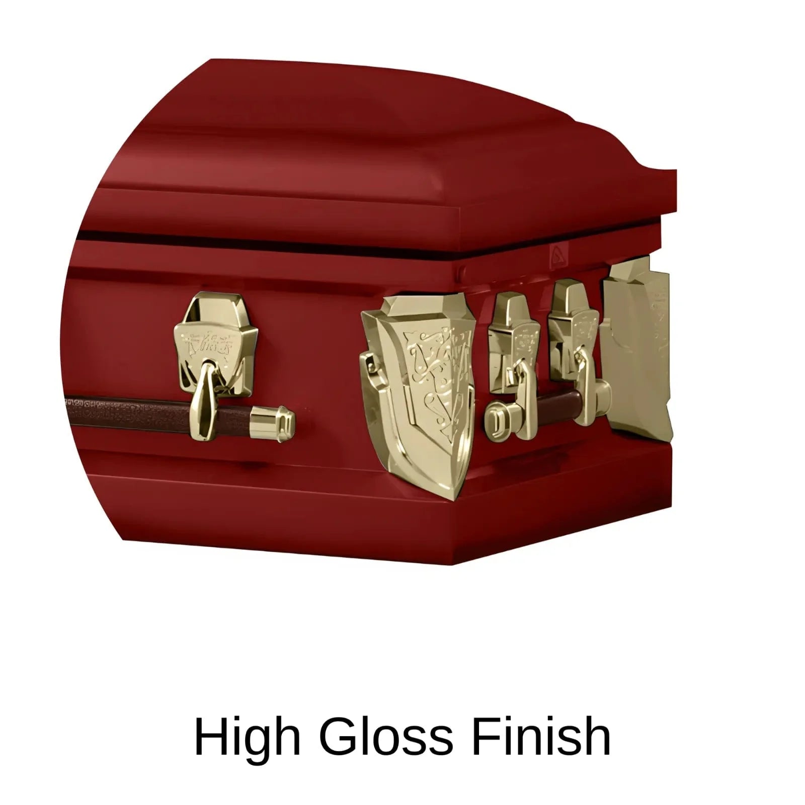 High Gloss Finish Of Titan Cambridge Series Casket 