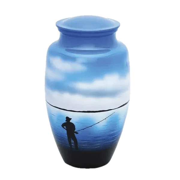 Hand Painted Urns - Fisherman