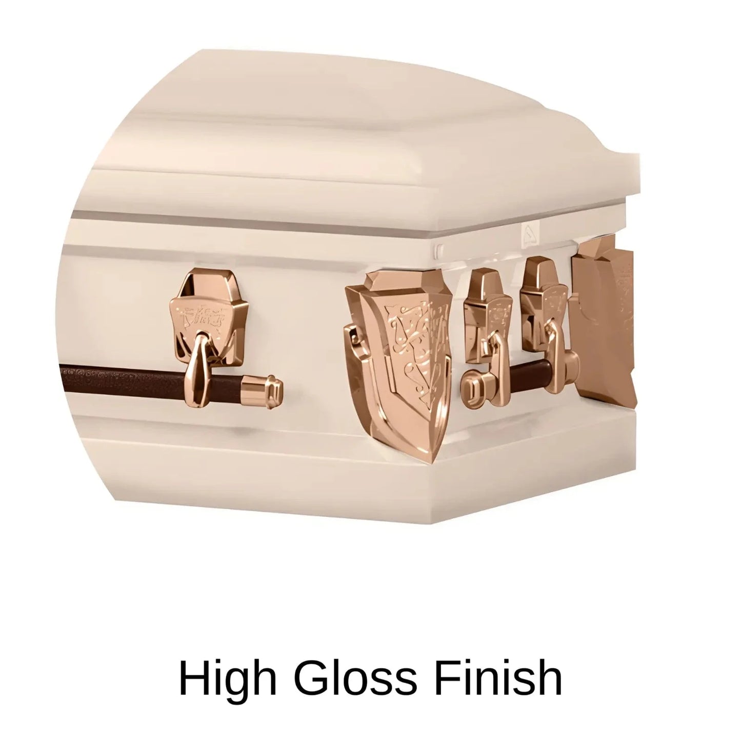 High Gloss Finish Of Titan Cambridge Series Casket 
