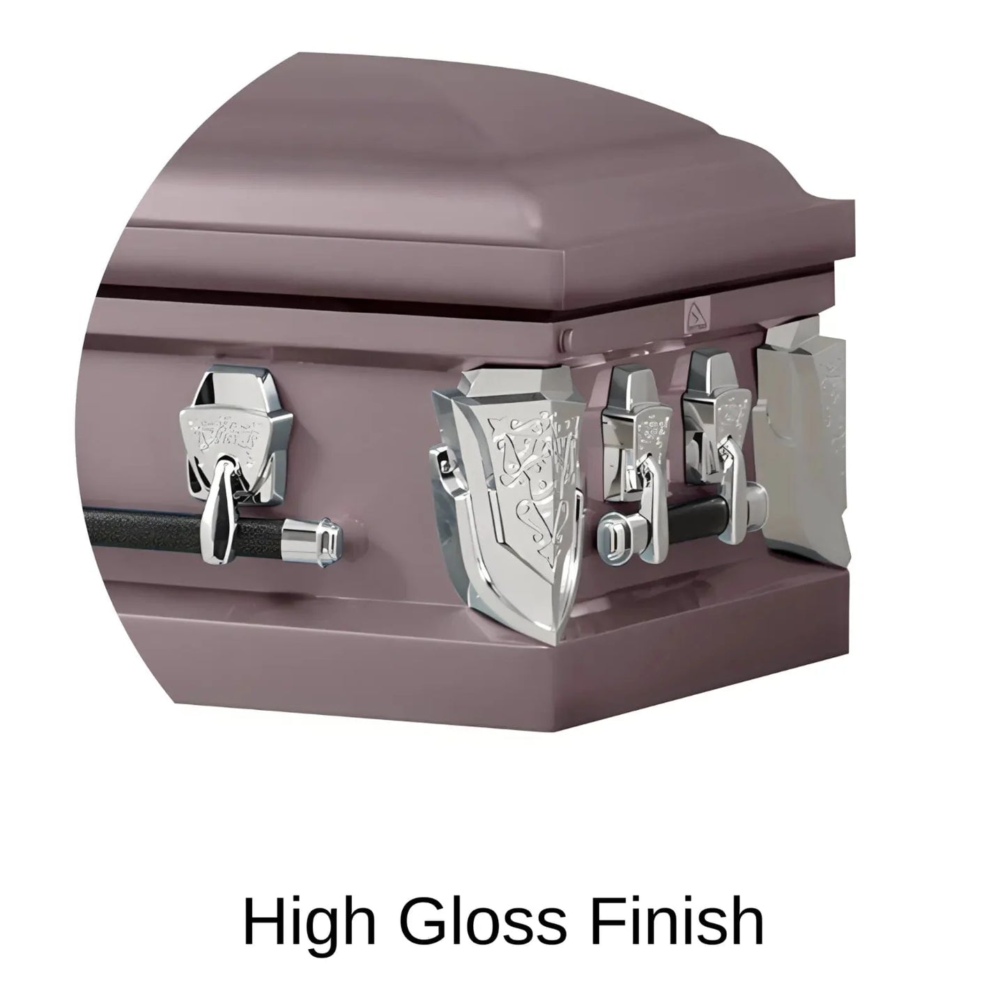 High Gloss Finish Of Titan Cambridge Series Casket 